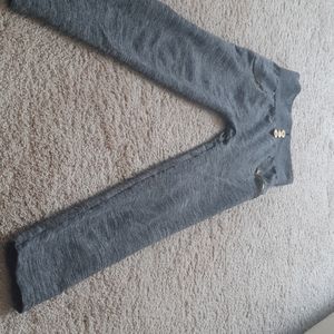 Grey and black leggings